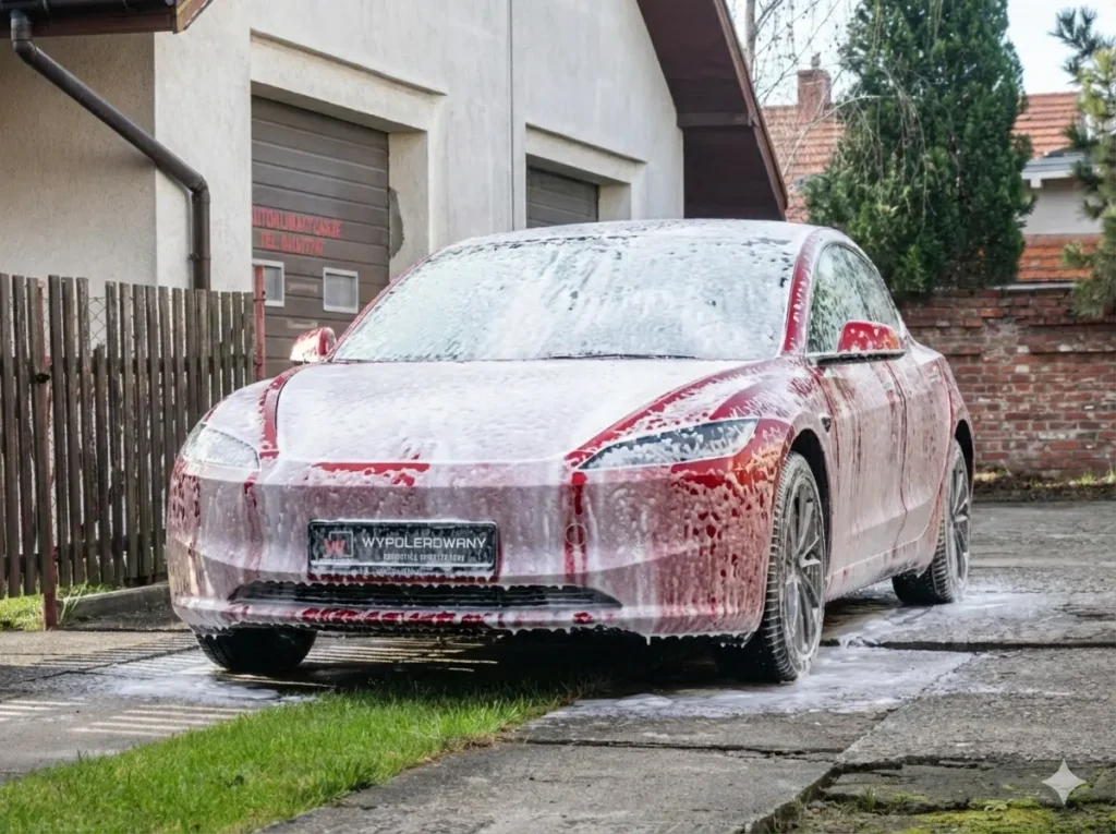 Tesla Model 3 mycie detailingowe