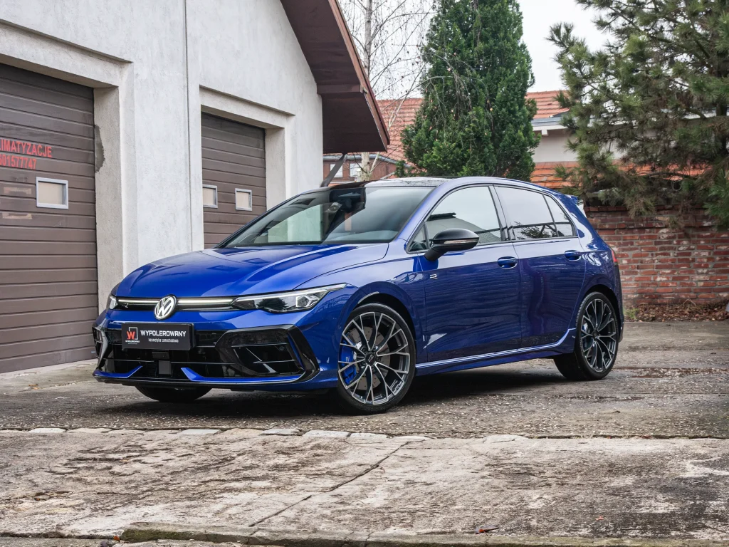 VW Golf 8.5R zabezpieczony folią PPF Full Front i powłoką ceramiczną HYPER PRIME – studio Wypolerowany Wrocław