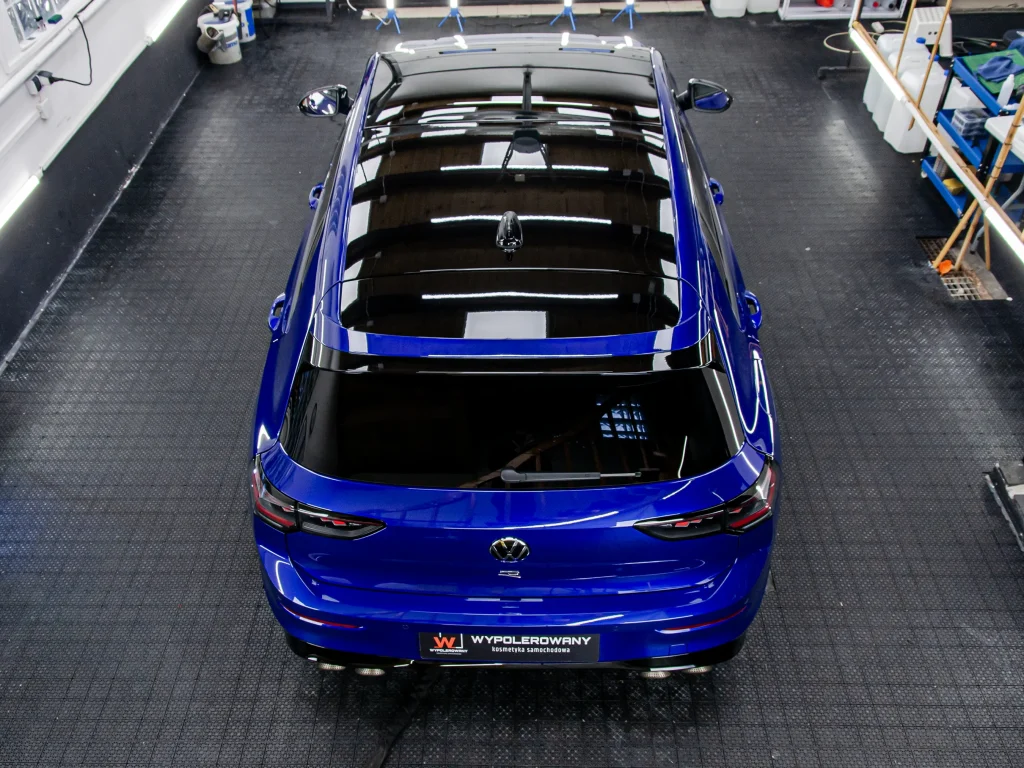 VW Golf R 8.5 – zabezpieczenie lakieru folią PPF i powłoką ceramiczną z grafenem, Wrocław