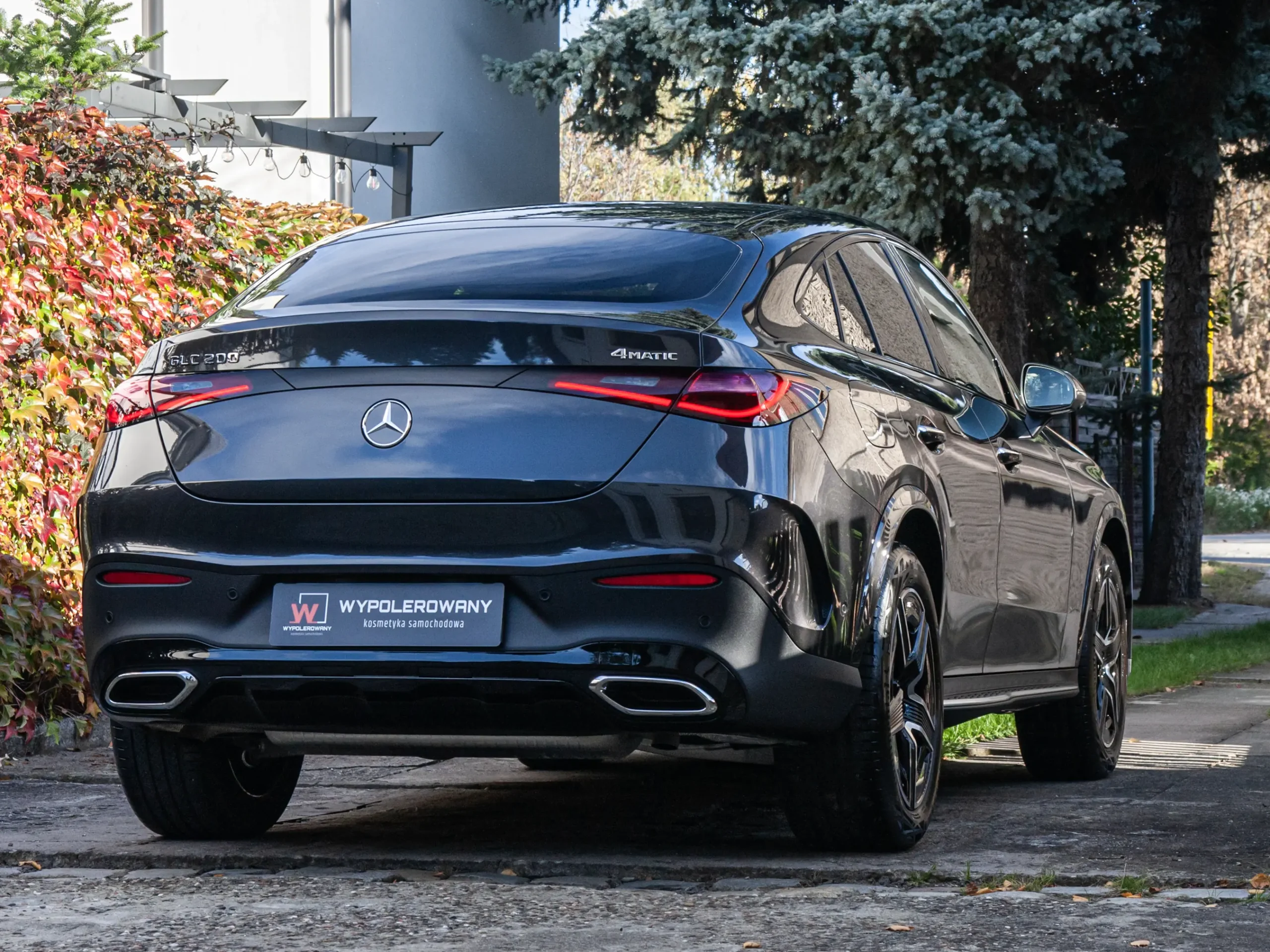Mercedes GLC po aplikacji powłoki HYPER HERO – głęboki połysk lakieru i ochrona do 85 000 km