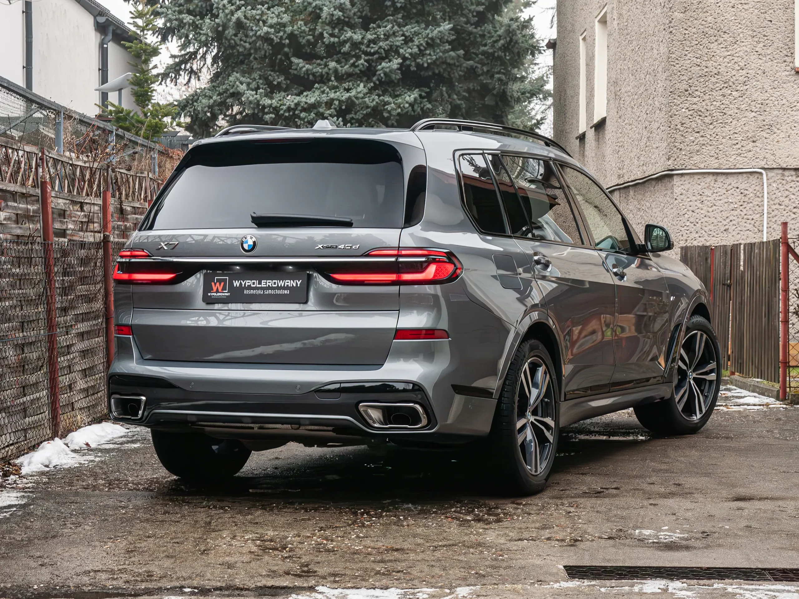 BMW X7 po kompleksowym zabezpieczeniu powłoką ceramiczną Hyper PRIME – detailing Wrocław.