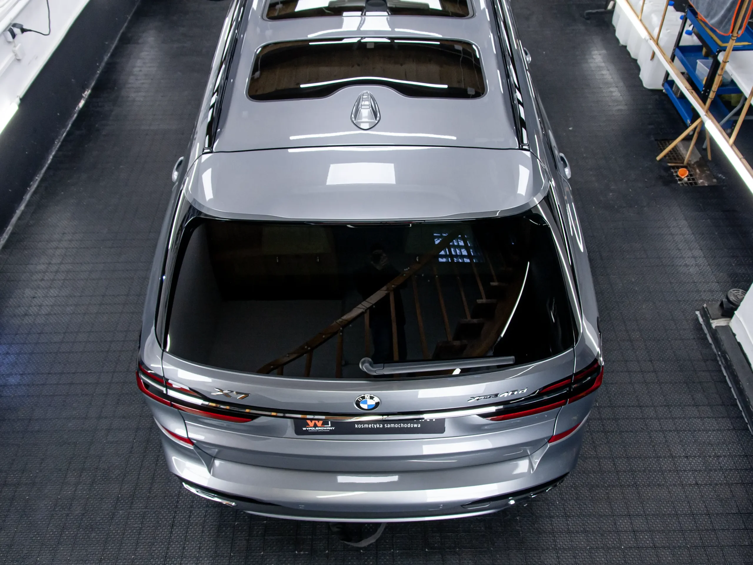 BMW X7 po kompleksowym detailingu i aplikacji powłok ceramicznych Hyper PRIME.