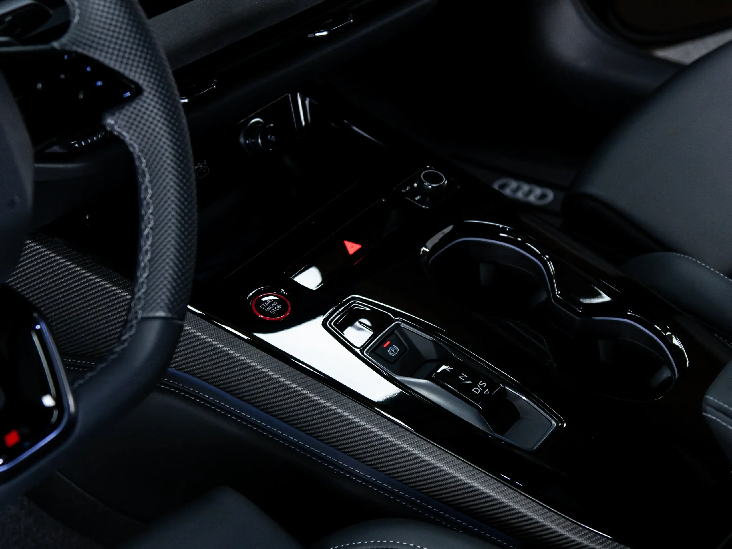 Audi S5 folia wewnątrz auta