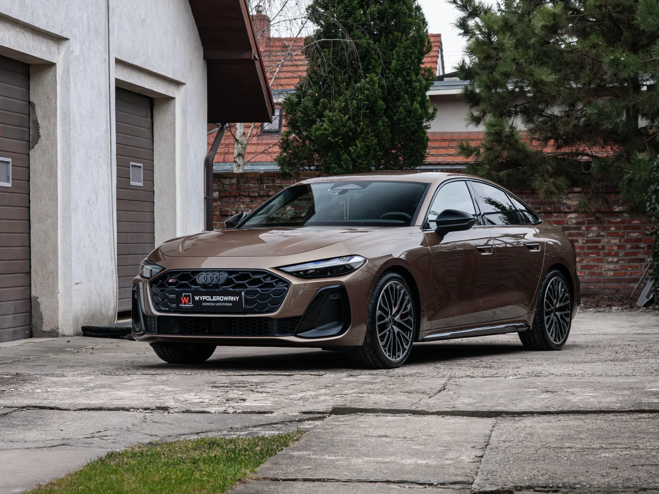 Audi S5 zabezpieczone folią PPF Full Front i powłoką ceramiczną HYPER PRIME – studio Wypolerowany Wrocław