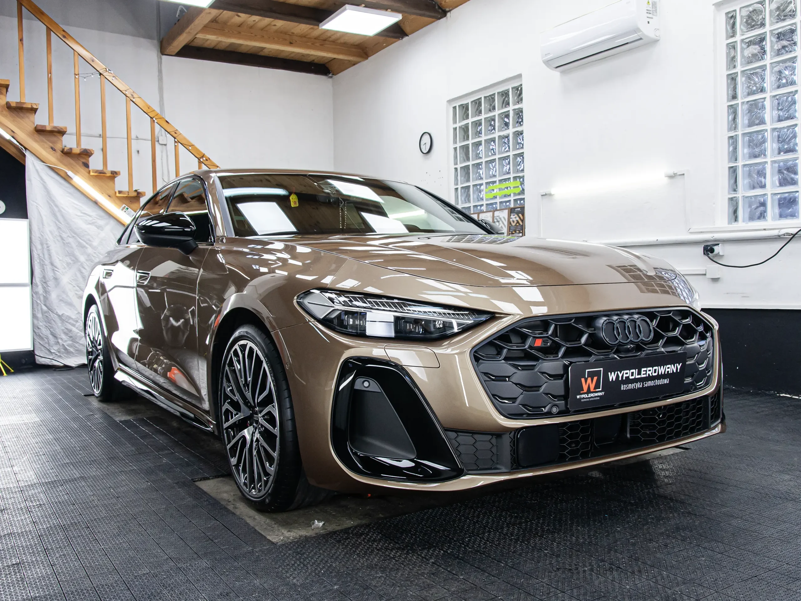 Audi S5 w studiu Wypolerowany – folia PPF i powłoka ceramiczna Hyper PRIME.