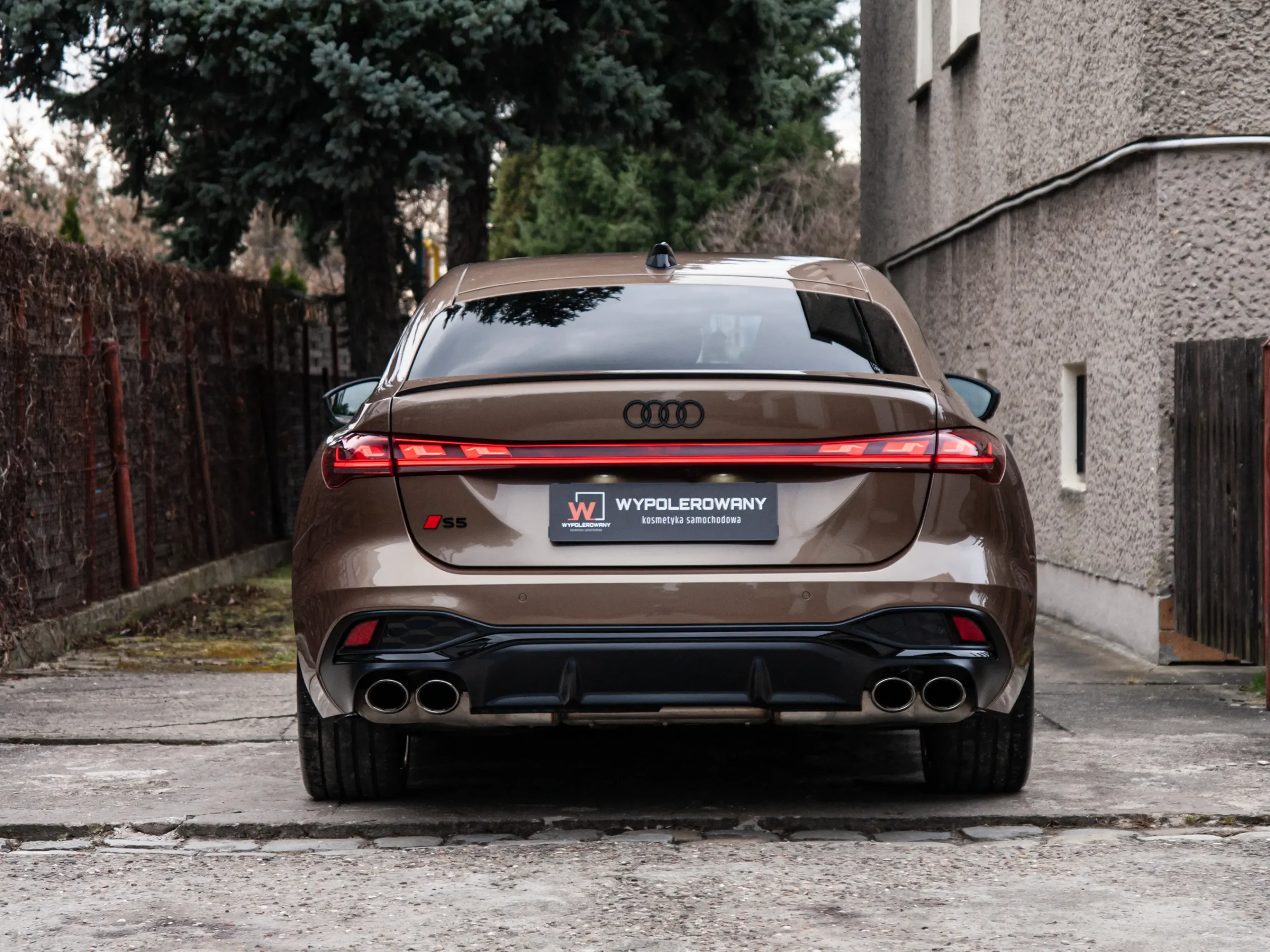 Powłoka ceramiczna Hyper PRIME na Audi S5 – hydrofobowość i ochrona lakieru.