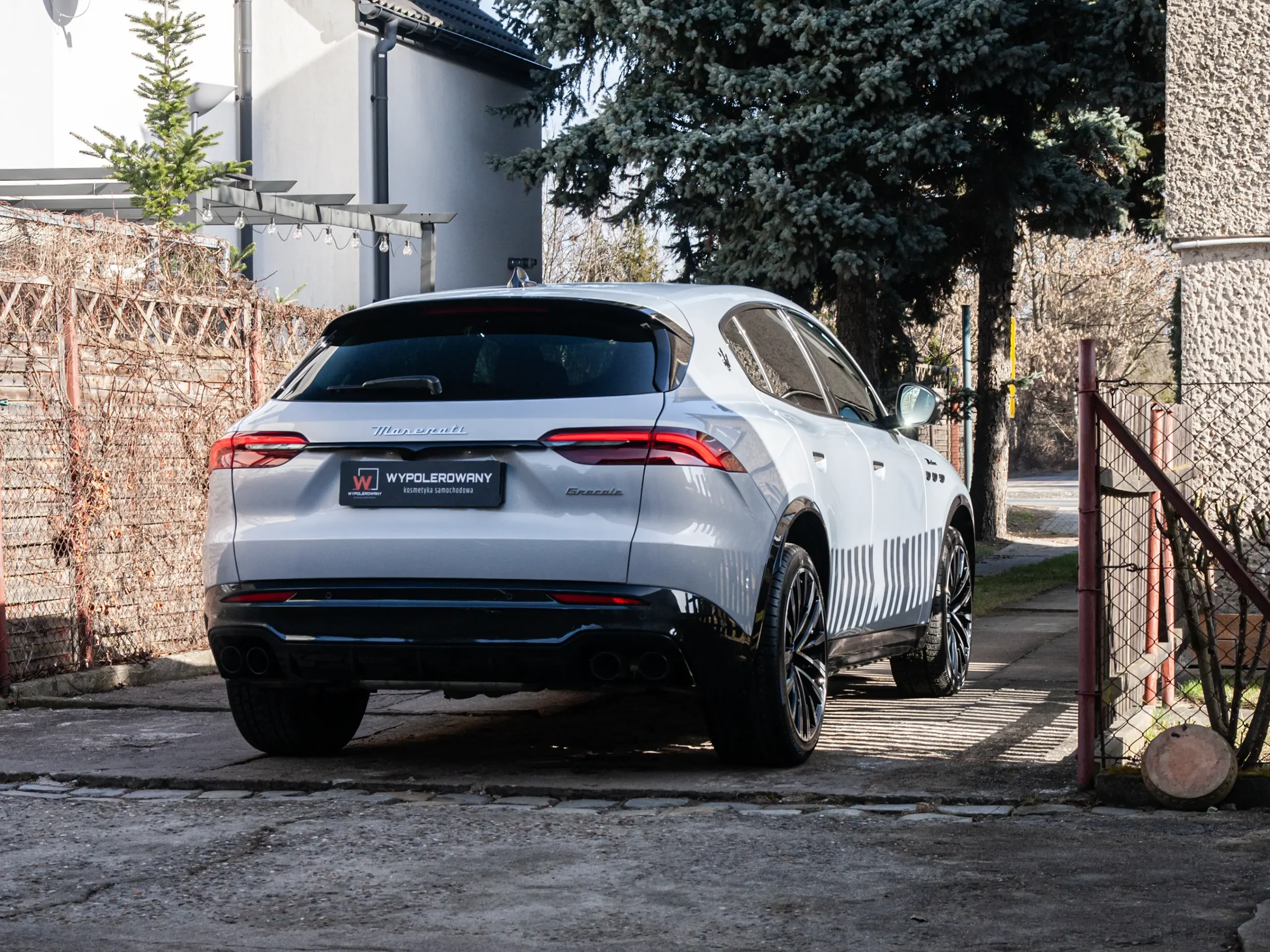 Maserati Grecale zabezpieczone folią PPF Full Front i powłoką Hyper PRIME – Wrocław.